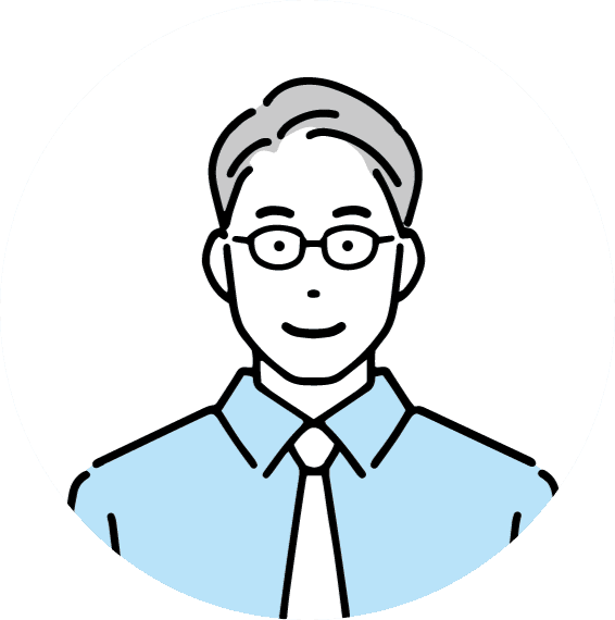 印刷業の人物のイラスト